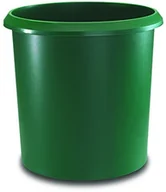 Kosze na śmieci - Läufer Bieżnik allrounder kosz na papier okrągły kosz na śmieci z uchwytem, stabilne tworzywo sztuczne, 18 L, zielony 26501 - miniaturka - grafika 1