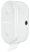 Dozowniki papieru i mydła dla firm - Spirella Uchwyt na kołowrotek haczyk  1018764 Cube white akcesoriów łazienkowych, ABS, 30 x 15 x 13 cm 1018764 - miniaturka - grafika 1