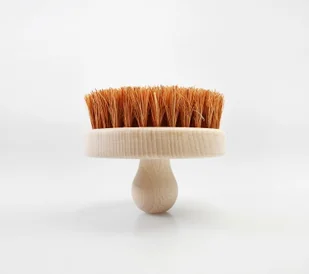 Lullalove Lullalove Ostra, Okrągła Szczotka do Szczotkowania Ciała - Kokos LULLALOVE31 - Szczotki do masażu - miniaturka - grafika 6