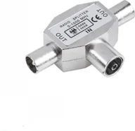 Inne akcesoria audio-wideo - NoName Rozgałęźnik ind metal 1 gn./2 wt ZLA0363 - miniaturka - grafika 1