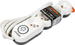 HBF Sthor LISTWA ZASILAJĄCA 4 GNIAZDA Z UZIEMIENIEM WYŁĄCZNIK 1,5M 1,5MM2 - Przedłużacze i rozgałęźniki - miniaturka - grafika 4