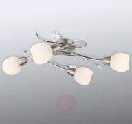 Lampy sufitowe - Globo Lighting Lilly lampa sufitowa Nikiel matowy, Chrom, 4-punktowe 60209-4 - miniaturka - grafika 1