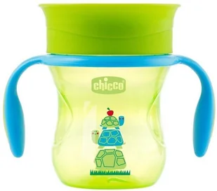 Chicco Kubek 360° do nauki samodzielnego picia 200 ml : Kolor - Pomarańczowy - Kubki dla dzieci - miniaturka - grafika 5