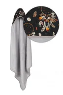 Okrycia kąpielowe dla dzieci - Matex Bambusowe okrycie kąpielowe 100x100 cm Bamboo Design/grafit - Baby OKB BM TB0418_44 - miniaturka - grafika 1