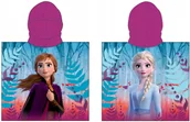 Okrycia kąpielowe dla dzieci - Frozen Kraina Lodu ręcznik poncho 55x110 - miniaturka - grafika 1