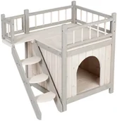 Legowiska dla kotów - zooplus Exclusive Prince domek dla kotów i małych psów Dł x szer x wys. 70 x 49 x 65 cm - miniaturka - grafika 1