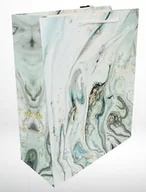 Opakowania i torebki na prezenty - Wydawnictwo Diecezjalne Sandomierz Torebka prezentowa duża 1391-2 zielono-biała - miniaturka - grafika 1