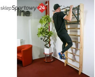 Insportline DRĄŻEK DO PODCIĄGANIA MONTOWANY NA ŚCIANIE LUB DRABINCE LCR-1115 ZADZWOŃ 600-555-801 ! 18410 - Poręcze i drążki do podciągania - miniaturka - grafika 3