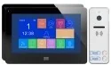 Wideodomofony - Orno Zestaw wideodomofonowy FELIS MEMO MULTI2 dwurodzinny bezsłuchawkowy monitor LCD 7 gniazdo SD+DVR czarny OR-VID-EX-1064 B OR-VID-EX-1064/B - miniaturka - grafika 1