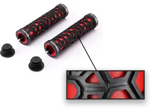 RockBros Chwyty rowerowe Gripy do kierownicy RockBros 2017-14ARD Czerwone 10336X2 - Gadżety dla graczy - miniaturka - grafika 5