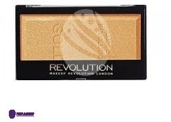 Revolution Makeup Makeup Revolution, Ingot Highlighter, rozświetlacz do twarzy Gold, 12 g - Rozświetlacze do twarzy i ciała - miniaturka - grafika 3
