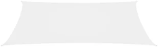 vidaXL Prostokątny żagiel ogrodowy, tkanina Oxford, 2,5x5 m, biały 135264 - Parasole ogrodowe - miniaturka - grafika 3