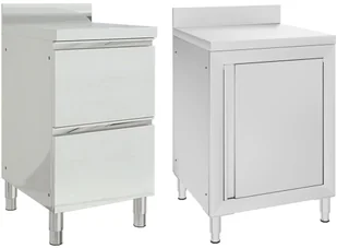 shumee shumee Szafki gastronomiczne 2 szt. stal nierdzewna - Szafki kuchenne - miniaturka - grafika 3