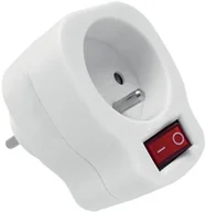 Przedłużacze i rozgałęźniki - Elgotech Rozgałęźnik z wyłącznikiem 1 x Z/U 16 A - miniaturka - grafika 1