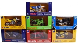 Daffi Motocykle New Ray 1:18 - Samochody i pojazdy dla dzieci - miniaturka - grafika 2