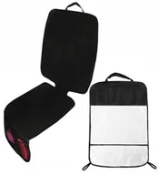 Akcesoria do fotelików - Ochraniacz Pod Fotelik + Organizer wz2 czarny - miniaturka - grafika 1