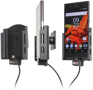 Brodit AB Uchwyt do Sony Xperia XZ z wbudowaną ładowarką samochodową do profesjonalnego montażu 527933 - Uchwyty samochodowe do telefonów - miniaturka - grafika 6