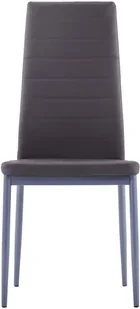 vidaXL 5-częściowy zestaw mebli do jadalni, szary - Stoły z krzesłami - miniaturka - grafika 8