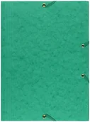 Teczki i skoroszyty - Interdruk Teczka gumka A4 zielona preszpan - miniaturka - grafika 1