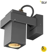 Lampy ogrodowe - Spotline SLV THEO BRACKET CW zewnętrzna oprawa sufitowa natynkowa i ścienna QPAR51 kolor antracytowy 1004653 - miniaturka - grafika 1