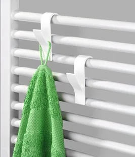 WIESZAK haczyk na GRZEJNIK ŁAZIENKOWY kaloryfer 2x 532026 - Wieszaki łazienkowe - miniaturka - grafika 5