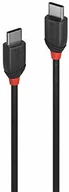 Kable USB - LINDY 1,5 m USB 3.1 typ C kabel 3A Black Line - kabel - cyfrowy/dane, 36907 36907 - miniaturka - grafika 1