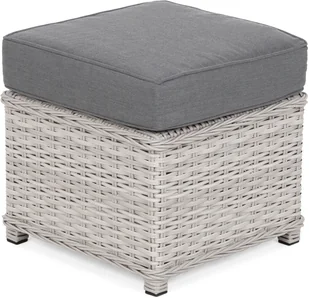 HOME &amp; GARDEN Meble ogrodowe technorattanowe Bergamo White / Grey 645958 - Meble ogrodowe - miniaturka - grafika 8