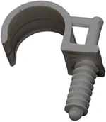 Inne akcesoria elektryczne - Pawbol Uchwyt montażowy RING fi25 szary EP H.7329 - miniaturka - grafika 1