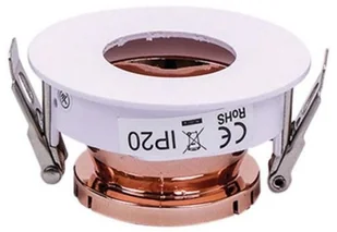 v-tac Oprawa Oczko V-TAC GU10 Wpuszczana Biały/Różowy Złoty Okrągła VT-873 - Oprawy, klosze i abażury - miniaturka - grafika 6