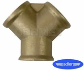 Akcesoria pneumatyczne - ADLER Rozdzielacz mosiężny potrójny z gwintem wewnętrznym 1/2" - (2133.2) 2133.2 - miniaturka - grafika 1