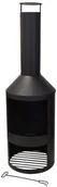 Paleniska ogrodowe - Koopman ProGarden Piecyk ogrodowy z kominem, metalowy, 134 cm - miniaturka - grafika 1