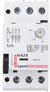 Legrand WYCZNIK SILNIKOWY M250 1Z/1R 6,3 A 606828 - Wyłączniki światła i elektryczne - miniaturka - grafika 4