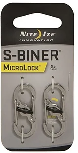 Nite-Ize Nite Ize S-Biner MicroLock Stalowy 2Pack (LSBM-11-2R3) - Haki, szakle i karabinki - miniaturka - grafika 4