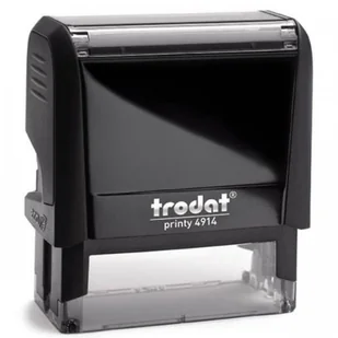Trodat Pieczątka automat 4914 czarna - poduszka czarna 64x26mm /TRE-4914CAWA/ UN357-2 - Pieczątki - miniaturka - grafika 2