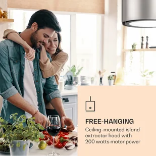 Klarstein Skyfall Smart GCGH6-Skyfall-SV - Okapy kuchenne - miniaturka - grafika 2