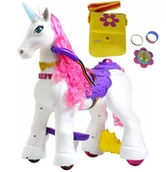 Pojazdy elektryczne dla dzieci - Feber Mój Śliczny Jednorożec na akumulator 12V 11603_9358845 - miniaturka - grafika 1