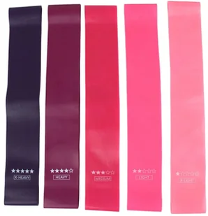 EB FIT Zestaw gum do ćwiczeń fitness crossfit mini band 5w1 Eb fit 1028859 - Gumy, taśmy, ekspandery - miniaturka - grafika 3