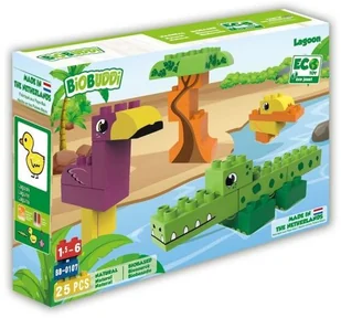 B&B BiOBUDDi Klocki BioBuddi - Lagoon/Laguna - Klocki przyjazne środowisku. 0107 - Klocki - miniaturka - grafika 2