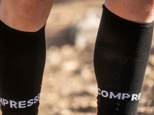 Compressport skarpety kompresyjne FULL SOCKS RUN czarne - Skarpetki sportowe męskie - miniaturka - grafika 4