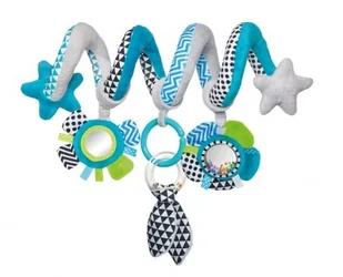 Canpol babies Canpol Interaktywna spirala do łóżeczka/wózka ZIGZAG : Kolor - Niebieski - Wyposażenie pokoiku dziecięcego - miniaturka - grafika 2