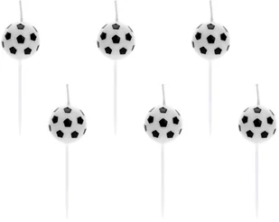 PartyDeco Świeczki urodzinowe "Piłki" mix 6 szt SCS-2 - Gadżety na imprezę - miniaturka - grafika 2