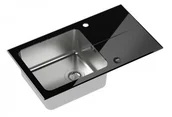 Zlewozmywaki - CM HUGH 111 czarny/stalowy ST3577SC1BS - miniaturka - grafika 1