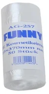 Worki na śmieci - Funny HDPE kosz na śmieci worki, 310 X 370 MM, przezroczysty, Pack (40 X 40. 50 sztuk) AG-257 - miniaturka - grafika 1