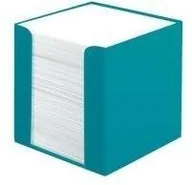 Szkolne artykuły papiernicze - Notes kostka 9/9 700K Box Caribean Turqoise - miniaturka - grafika 1