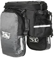 Sakwy rowerowe - M-Wave Uni dzięki wolnemu Bare torba na bagażnik, Amsterdam EXP, czarny/srebrny CVB293 - miniaturka - grafika 1