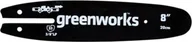 Akcesoria do urządzeń ogrodniczych - GREENWORKS 35 cm prowadnica Pilarka GR2929007 - miniaturka - grafika 1