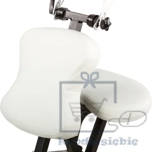 Movit MAX Profesjonalny fotel do masażu biały - Stoły i łóżka do masażu - miniaturka - grafika 5