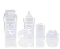 Butelki dla niemowląt - Twistshake Butelka antykolkowa, biała 180ml 7350083120069 - miniaturka - grafika 1