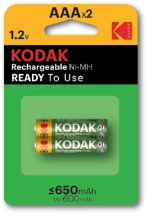 Kodak Akumulator AAA R03 650mAh 2szt 30955042 - Ładowarki i akumulatory - miniaturka - grafika 2