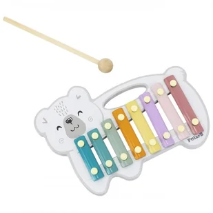 Viga Toys Drewniane cymbałki Miś Polarny z serii PolarB 44026 - Instrumenty muzyczne dla dzieci - miniaturka - grafika 2